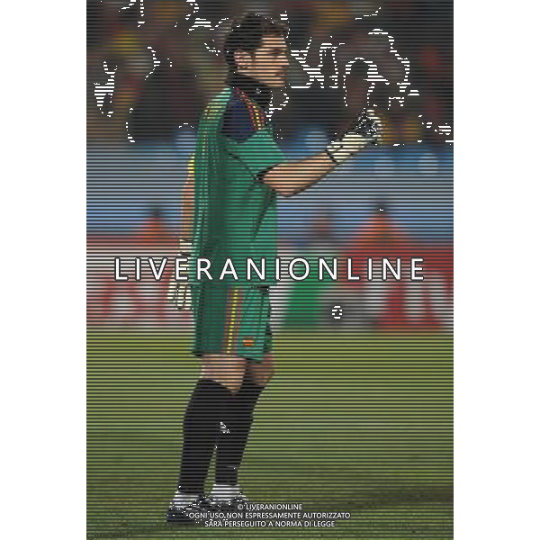 Fifa World Cup Sud Africa 2010 Match #47 Tshwane/Pretoria (Lotus Versfeld Stadium) - 25.06.2010 Cile-Spagna Nella Foto:Iker CASILLAS /Ph.Vitez-Ag. Aldo Liverani