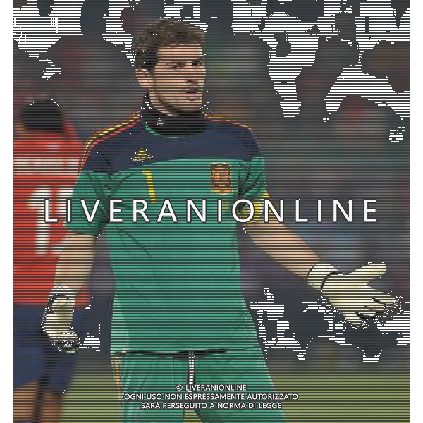 Fifa World Cup Sud Africa 2010 Match #47 Tshwane/Pretoria (Lotus Versfeld Stadium) - 25.06.2010 Cile-Spagna Nella Foto:Iker CASILLAS /Ph.Vitez-Ag. Aldo Liverani