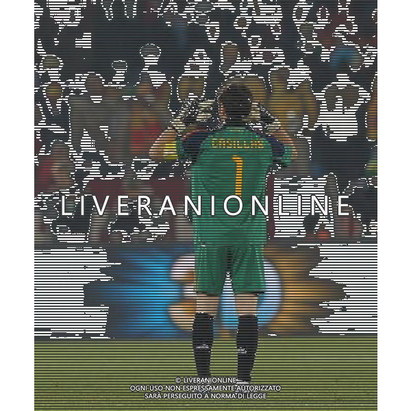 Fifa World Cup Sud Africa 2010 Match #47 Tshwane/Pretoria (Lotus Versfeld Stadium) - 25.06.2010 Cile-Spagna Nella Foto:Iker CASILLAS /Ph.Vitez-Ag. Aldo Liverani