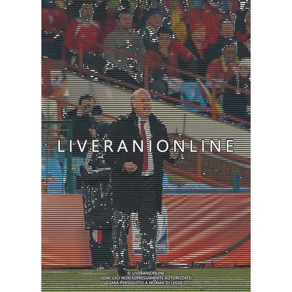 Fifa World Cup Sud Africa 2010 Match #47 Tshwane/Pretoria (Lotus Versfeld Stadium) - 25.06.2010 Cile-Spagna Nella Foto:Vicente DEL BOSQUE /Ph.Vitez-Ag. Aldo Liverani