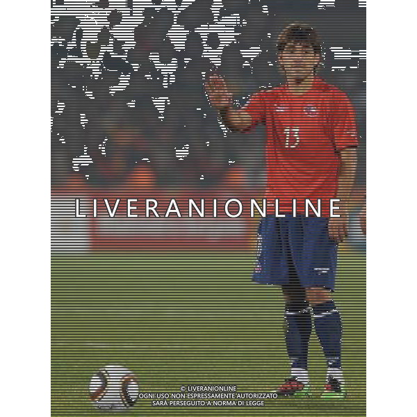 Fifa World Cup Sud Africa 2010 Match #47 Tshwane/Pretoria (Lotus Versfeld Stadium) - 25.06.2010 Cile-Spagna Nella Foto:Marco ESTRADA /Ph.Vitez-Ag. Aldo Liverani