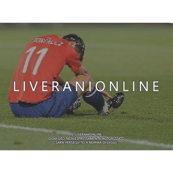 Fifa World Cup Sud Africa 2010 Match #47 Tshwane/Pretoria (Lotus Versfeld Stadium) - 25.06.2010 Cile-Spagna Nella Foto:Mark GONZALEZ /Ph.Vitez-Ag. Aldo Liverani