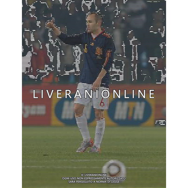 Fifa World Cup Sud Africa 2010 Match #47 Tshwane/Pretoria (Lotus Versfeld Stadium) - 25.06.2010 Cile-Spagna Nella Foto:Andres INIESTA /Ph.Vitez-Ag. Aldo Liverani