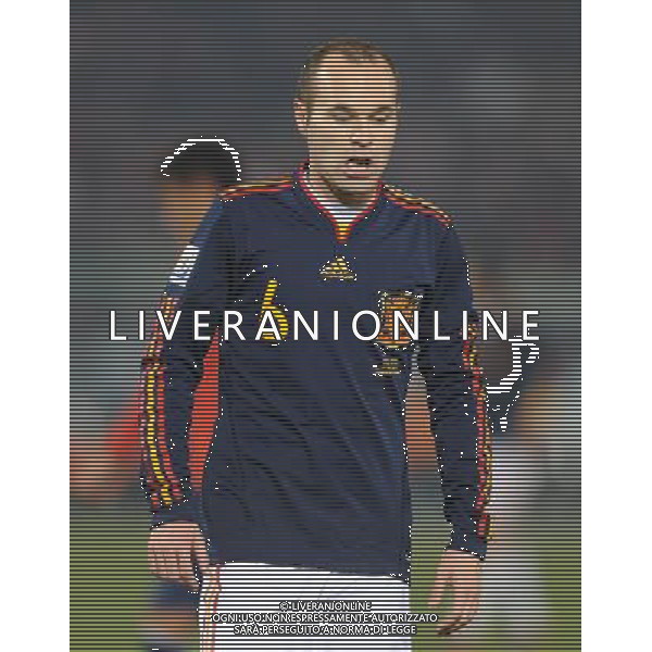 Fifa World Cup Sud Africa 2010 Match #47 Tshwane/Pretoria (Lotus Versfeld Stadium) - 25.06.2010 Cile-Spagna Nella Foto:Andres INIESTA /Ph.Vitez-Ag. Aldo Liverani