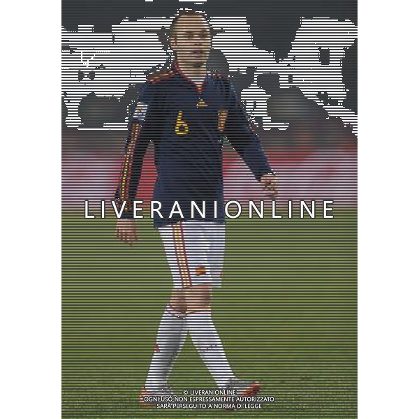 Fifa World Cup Sud Africa 2010 Match #47 Tshwane/Pretoria (Lotus Versfeld Stadium) - 25.06.2010 Cile-Spagna Nella Foto:Andres INIESTA /Ph.Vitez-Ag. Aldo Liverani