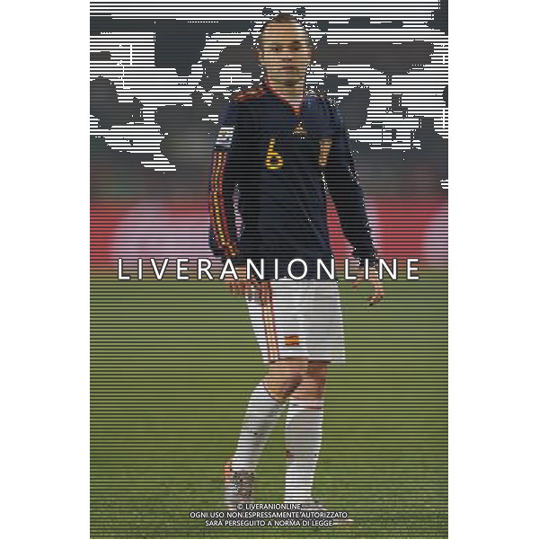 Fifa World Cup Sud Africa 2010 Match #47 Tshwane/Pretoria (Lotus Versfeld Stadium) - 25.06.2010 Cile-Spagna Nella Foto:Andres INIESTA /Ph.Vitez-Ag. Aldo Liverani