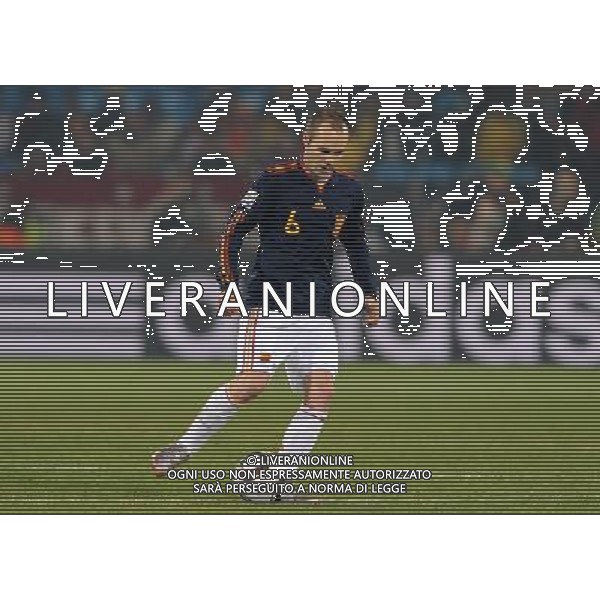 Fifa World Cup Sud Africa 2010 Match #47 Tshwane/Pretoria (Lotus Versfeld Stadium) - 25.06.2010 Cile-Spagna Nella Foto:Andres INIESTA /Ph.Vitez-Ag. Aldo Liverani