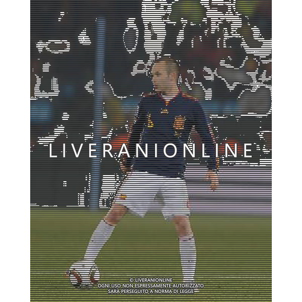 Fifa World Cup Sud Africa 2010 Match #47 Tshwane/Pretoria (Lotus Versfeld Stadium) - 25.06.2010 Cile-Spagna Nella Foto:Andres INIESTA /Ph.Vitez-Ag. Aldo Liverani