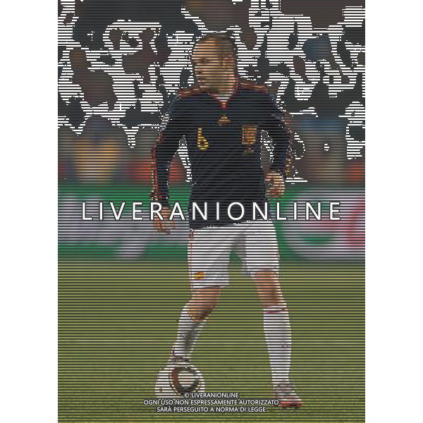 Fifa World Cup Sud Africa 2010 Match #47 Tshwane/Pretoria (Lotus Versfeld Stadium) - 25.06.2010 Cile-Spagna Nella Foto:Andres INIESTA /Ph.Vitez-Ag. Aldo Liverani