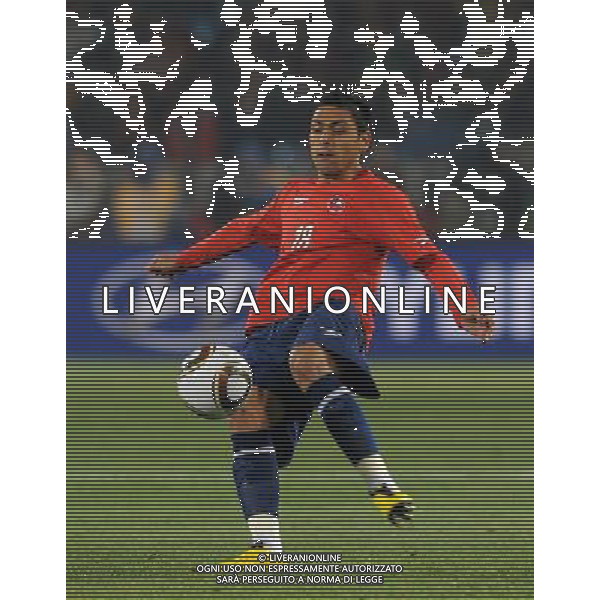 Fifa World Cup Sud Africa 2010 Match #47 Tshwane/Pretoria (Lotus Versfeld Stadium) - 25.06.2010 Cile-Spagna Nella Foto:Gonzalo JARA /Ph.Vitez-Ag. Aldo Liverani