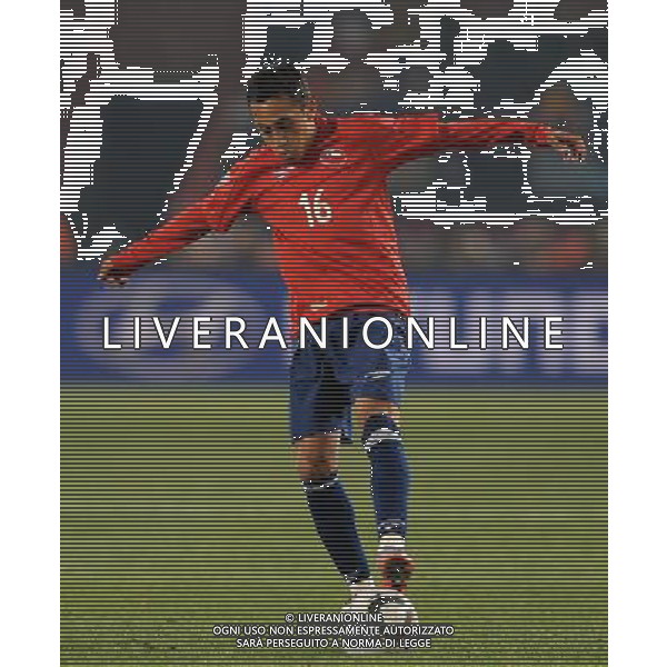 Fifa World Cup Sud Africa 2010 Match #47 Tshwane/Pretoria (Lotus Versfeld Stadium) - 25.06.2010 Cile-Spagna Nella Foto:Fabian ORELLANA /Ph.Vitez-Ag. Aldo Liverani