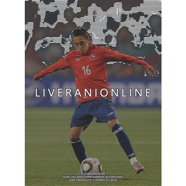 Fifa World Cup Sud Africa 2010 Match #47 Tshwane/Pretoria (Lotus Versfeld Stadium) - 25.06.2010 Cile-Spagna Nella Foto:Fabian ORELLANA /Ph.Vitez-Ag. Aldo Liverani