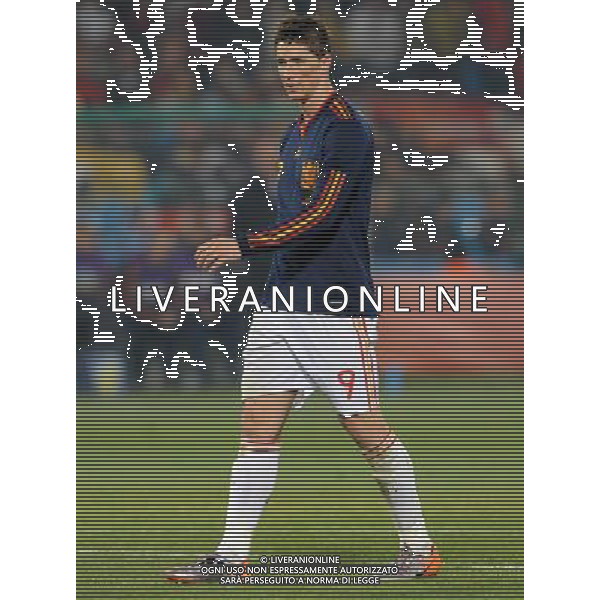 Fifa World Cup Sud Africa 2010 Match #47 Tshwane/Pretoria (Lotus Versfeld Stadium) - 25.06.2010 Cile-Spagna Nella Foto:Fernando TORRES /Ph.Vitez-Ag. Aldo Liverani