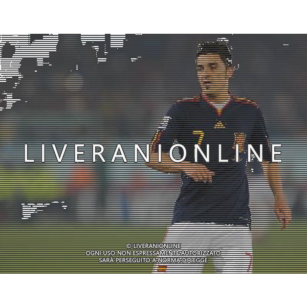 Fifa World Cup Sud Africa 2010 Match #47 Tshwane/Pretoria (Lotus Versfeld Stadium) - 25.06.2010 Cile-Spagna Nella Foto:David VILLA /Ph.Vitez-Ag. Aldo Liverani