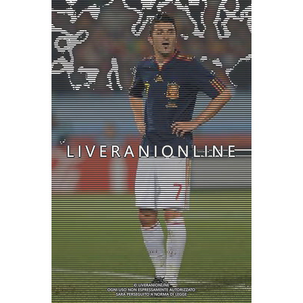 Fifa World Cup Sud Africa 2010 Match #47 Tshwane/Pretoria (Lotus Versfeld Stadium) - 25.06.2010 Cile-Spagna Nella Foto:David VILLA /Ph.Vitez-Ag. Aldo Liverani