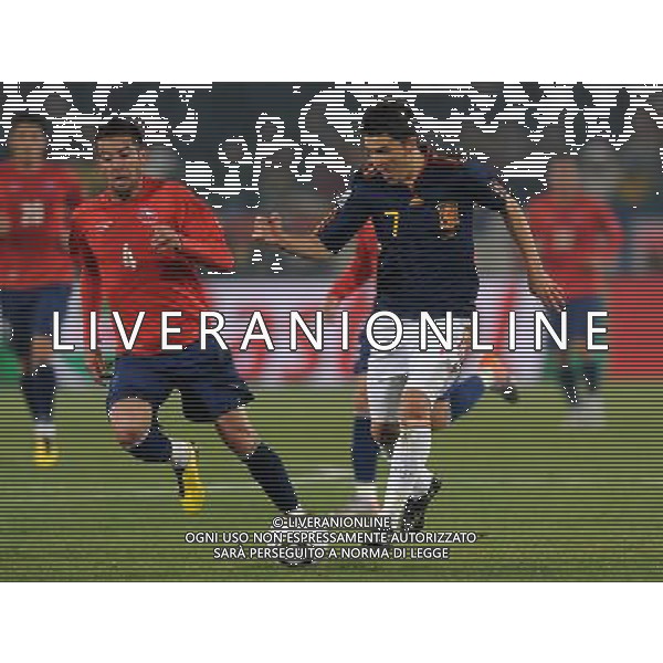 Fifa World Cup Sud Africa 2010 Match #47 Tshwane/Pretoria (Lotus Versfeld Stadium) - 25.06.2010 Cile-Spagna Nella Foto:David VILLA /Ph.Vitez-Ag. Aldo Liverani