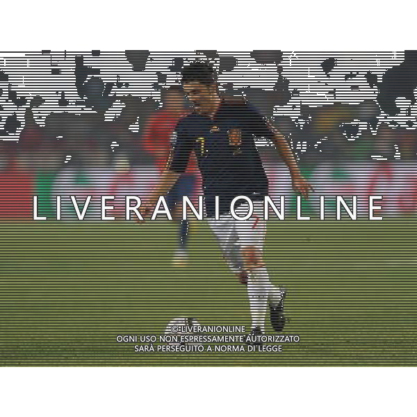 Fifa World Cup Sud Africa 2010 Match #47 Tshwane/Pretoria (Lotus Versfeld Stadium) - 25.06.2010 Cile-Spagna Nella Foto:David VILLA /Ph.Vitez-Ag. Aldo Liverani