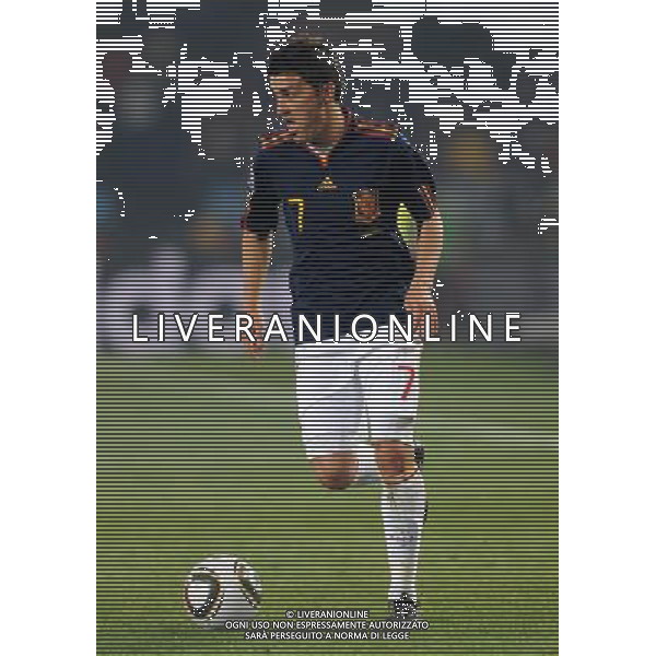 Fifa World Cup Sud Africa 2010 Match #47 Tshwane/Pretoria (Lotus Versfeld Stadium) - 25.06.2010 Cile-Spagna Nella Foto:David VILLA /Ph.Vitez-Ag. Aldo Liverani