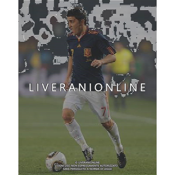 Fifa World Cup Sud Africa 2010 Match #47 Tshwane/Pretoria (Lotus Versfeld Stadium) - 25.06.2010 Cile-Spagna Nella Foto:David VILLA /Ph.Vitez-Ag. Aldo Liverani