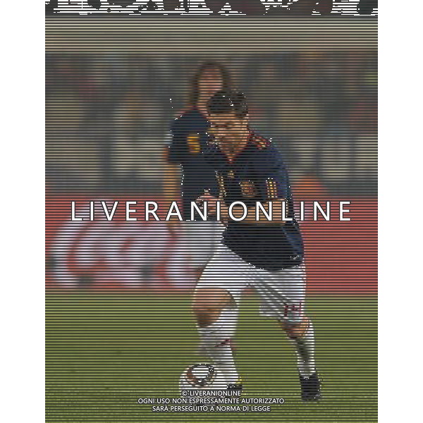 Fifa World Cup Sud Africa 2010 Match #47 Tshwane/Pretoria (Lotus Versfeld Stadium) - 25.06.2010 Cile-Spagna Nella Foto:XABI ALONSO /Ph.Vitez-Ag. Aldo Liverani