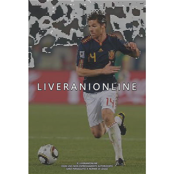 Fifa World Cup Sud Africa 2010 Match #47 Tshwane/Pretoria (Lotus Versfeld Stadium) - 25.06.2010 Cile-Spagna Nella Foto:XABI ALONSO /Ph.Vitez-Ag. Aldo Liverani