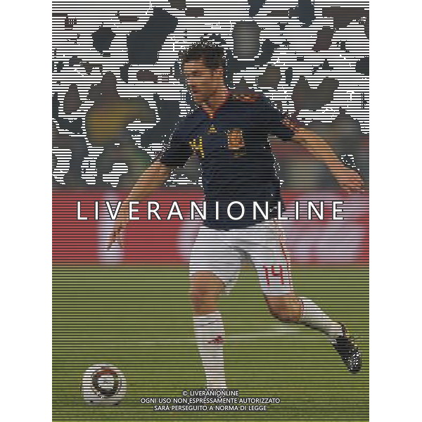 Fifa World Cup Sud Africa 2010 Match #47 Tshwane/Pretoria (Lotus Versfeld Stadium) - 25.06.2010 Cile-Spagna Nella Foto:XABI ALONSO /Ph.Vitez-Ag. Aldo Liverani