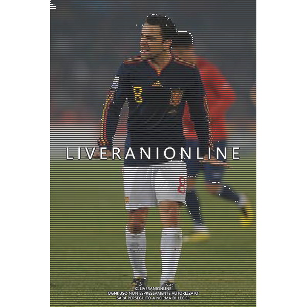 Fifa World Cup Sud Africa 2010 Match #47 Tshwane/Pretoria (Lotus Versfeld Stadium) - 25.06.2010 Cile-Spagna Nella Foto:XAVI HERNANDEZ /Ph.Vitez-Ag. Aldo Liverani