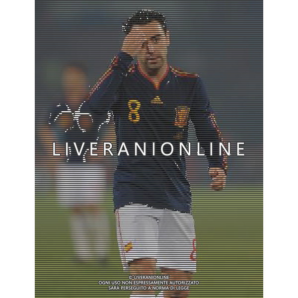 Fifa World Cup Sud Africa 2010 Match #47 Tshwane/Pretoria (Lotus Versfeld Stadium) - 25.06.2010 Cile-Spagna Nella Foto:XAVI HERNANDEZ /Ph.Vitez-Ag. Aldo Liverani