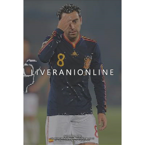 Fifa World Cup Sud Africa 2010 Match #47 Tshwane/Pretoria (Lotus Versfeld Stadium) - 25.06.2010 Cile-Spagna Nella Foto:XAVI HERNANDEZ /Ph.Vitez-Ag. Aldo Liverani