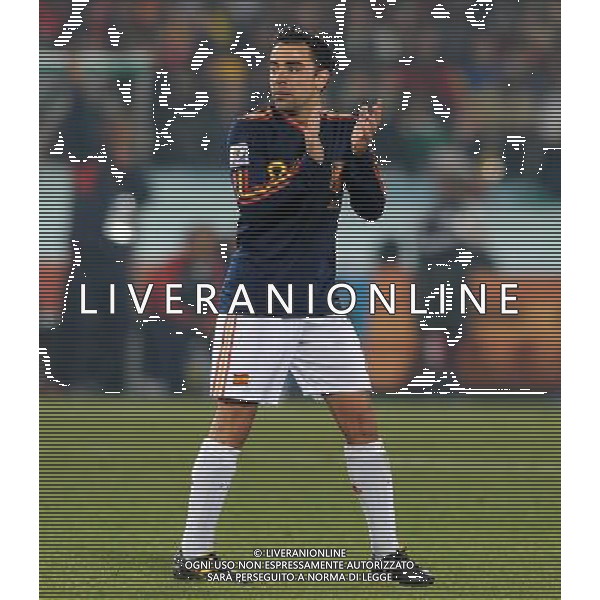 Fifa World Cup Sud Africa 2010 Match #47 Tshwane/Pretoria (Lotus Versfeld Stadium) - 25.06.2010 Cile-Spagna Nella Foto:XAVI HERNANDEZ /Ph.Vitez-Ag. Aldo Liverani