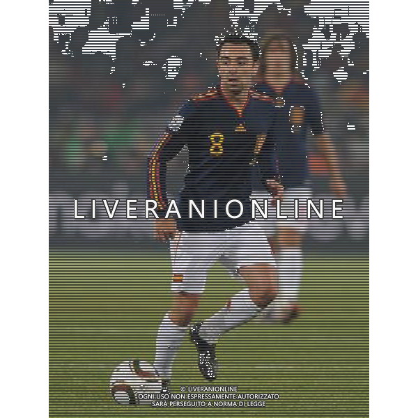 Fifa World Cup Sud Africa 2010 Match #47 Tshwane/Pretoria (Lotus Versfeld Stadium) - 25.06.2010 Cile-Spagna Nella Foto:XAVI HERNANDEZ /Ph.Vitez-Ag. Aldo Liverani