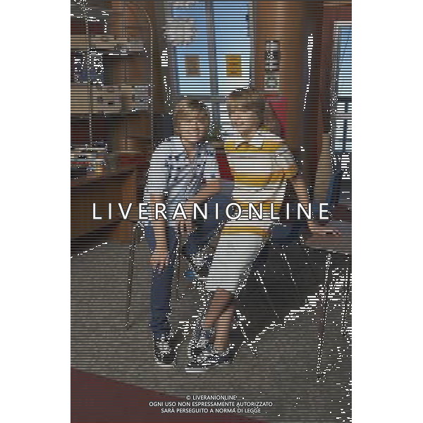 film Zack e Cody sul ponte di comando - 2010 NELLA FOTO Dylan Sprouse- Cole Sprouse AG ALDO LIVERANI