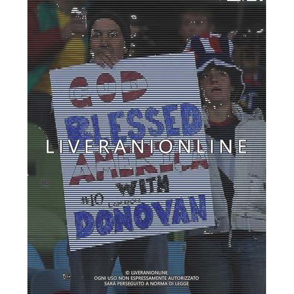 Fifa World Cup Sud Africa 2010 Match #50 Ottavi di Finale Rustenburg (Royal Bafokeng Stadium) - 26.06.2010 USA-Ghana Nella Foto:Tifosi /Ph.Vitez-Ag. Aldo Liverani