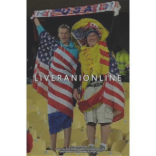 Fifa World Cup Sud Africa 2010 Match #50 Ottavi di Finale Rustenburg (Royal Bafokeng Stadium) - 26.06.2010 USA-Ghana Nella Foto:Tifosi /Ph.Vitez-Ag. Aldo Liverani