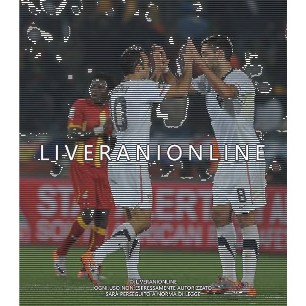 Fifa World Cup Sud Africa 2010 Match #50 Ottavi di Finale Rustenburg (Royal Bafokeng Stadium) - 26.06.2010 USA-Ghana Nella Foto: esultanza dopo il gol su rigore di donovan /Ph.Vitez-Ag. Aldo Liverani