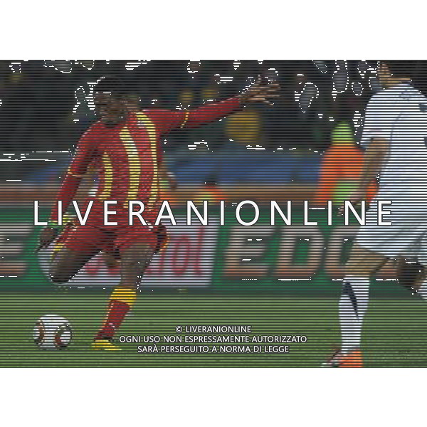 Fifa World Cup Sud Africa 2010 Match #50 Ottavi di Finale Rustenburg (Royal Bafokeng Stadium) - 26.06.2010 USA-Ghana Nella Foto:gyan /Ph.Vitez-Ag. Aldo Liverani