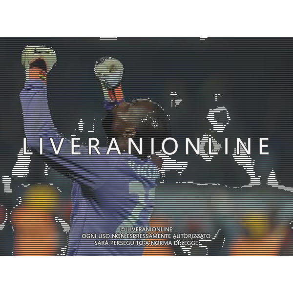 Fifa World Cup Sud Africa 2010 Match #50 Ottavi di Finale Rustenburg (Royal Bafokeng Stadium) - 26.06.2010 USA-Ghana Nella Foto:kingson esulta al gol di gyan /Ph.Vitez-Ag. Aldo Liverani