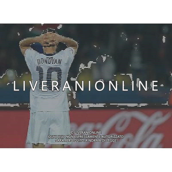 Fifa World Cup Sud Africa 2010 Match #50 Ottavi di Finale Rustenburg (Royal Bafokeng Stadium) - 26.06.2010 USA-Ghana Nella Foto:delusione donovan /Ph.Vitez-Ag. Aldo Liverani