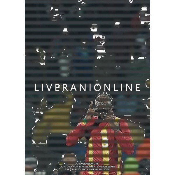 Fifa World Cup Sud Africa 2010 Match #50 Ottavi di Finale Rustenburg (Royal Bafokeng Stadium) - 26.06.2010 USA-Ghana Nella Foto:gyan esulta /Ph.Vitez-Ag. Aldo Liverani