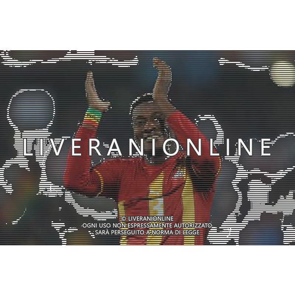 Fifa World Cup Sud Africa 2010 Match #50 Ottavi di Finale Rustenburg (Royal Bafokeng Stadium) - 26.06.2010 USA-Ghana Nella Foto:esultanza gyan /Ph.Vitez-Ag. Aldo Liverani