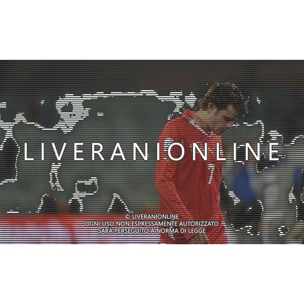 (100626) -- BLOEMFONTEIN, June 26, 2010 --SWITZERLAND VS HONDURAS nella foto Switzerland\'s Tranquillo Barnetta reacts after the Group H last round match against Honduras at 2010 FIFA World Cup, at Free State stadium in Bloemfontein, South Africa, on June 25, 2010. The match tied 0-0. Both teams failed to progress to the next round. Xu Suhui) (dl) AG ALDO LIVERANI-PHOTOSHOT-ONLY ITALY