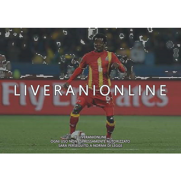 Fifa World Cup Sud Africa 2010 Match #50 Ottavi di Finale Rustenburg (Royal Bafokeng Stadium) - 26.06.2010 USA-Ghana Nella Foto:Anthony ANNAN /Ph.Vitez-Ag. Aldo Liverani