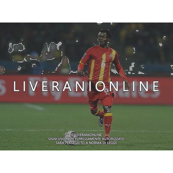 Fifa World Cup Sud Africa 2010 Match #50 Ottavi di Finale Rustenburg (Royal Bafokeng Stadium) - 26.06.2010 USA-Ghana Nella Foto:Anthony ANNAN /Ph.Vitez-Ag. Aldo Liverani