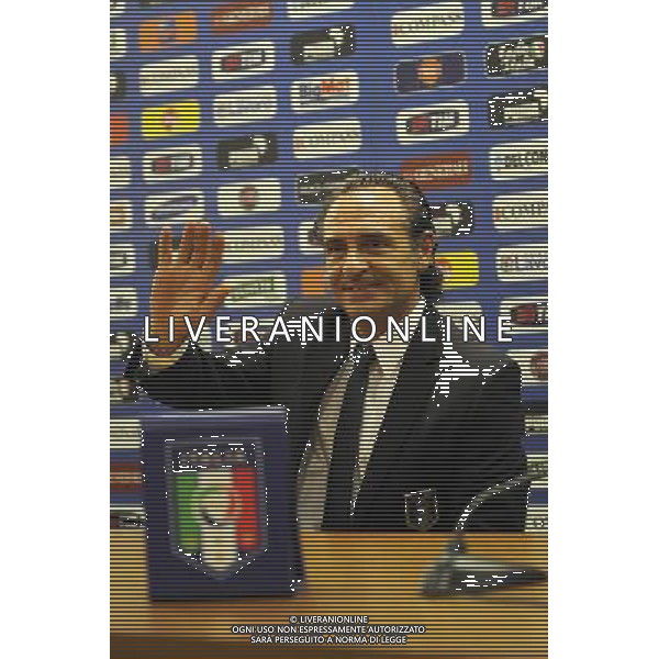 Roma - 01/07/2010 - Sala Conferenza Stadio Olimpico - Presentazione del nuovo Commissario tecnico della Nazionale Italiana Cesare PRANDELLI - nella foto: Cesare PRANDELLI ph. Corradetti / ©Aldo Liverani Sas