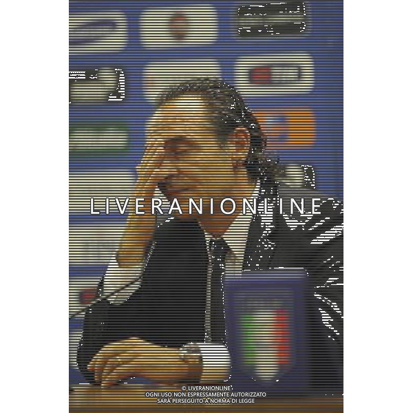 Roma - 01/07/2010 - Sala Conferenza Stadio Olimpico - Presentazione del nuovo Commissario tecnico della Nazionale Italiana Cesare PRANDELLI - nella foto: Cesare PRANDELLI ph. Corradetti / ©Aldo Liverani Sas