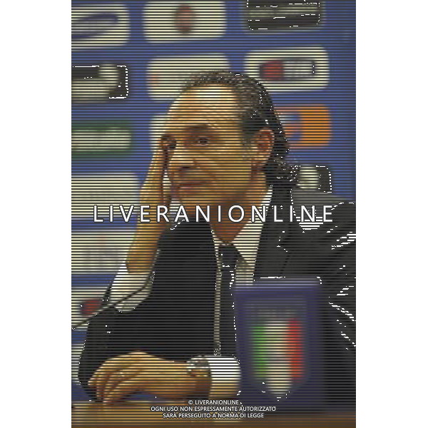 Roma - 01/07/2010 - Sala Conferenza Stadio Olimpico - Presentazione del nuovo Commissario tecnico della Nazionale Italiana Cesare PRANDELLI - nella foto: Cesare PRANDELLI ph. Corradetti / ©Aldo Liverani Sas
