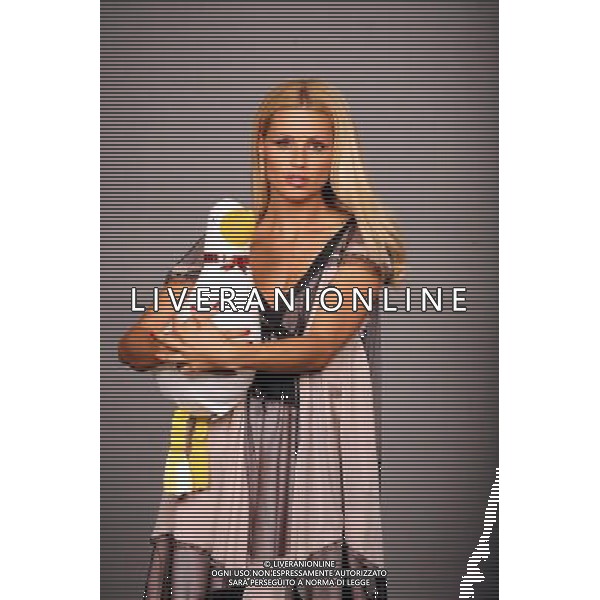 TRASMISSIONE TELEVISIVA\'PAPERISSIMA \' 2008 NELLA FOTO MICHELLE HUNZIKER AG ALDO LIVERANI
