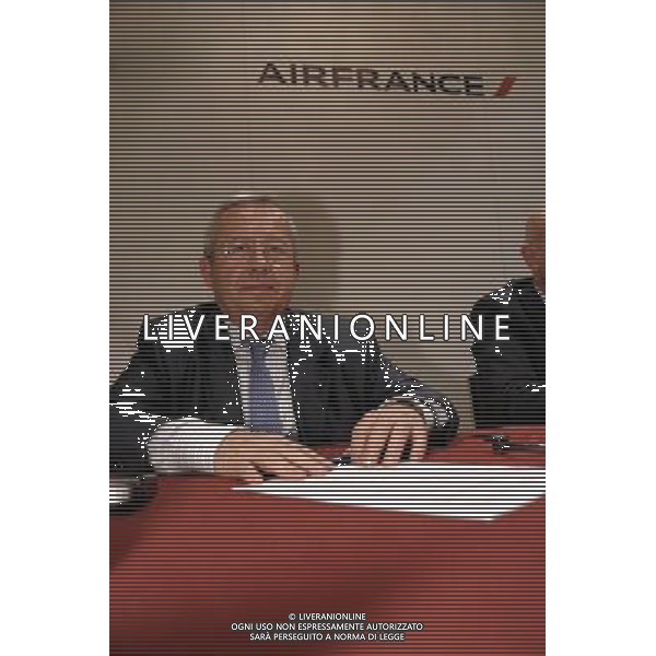 ROMA, 5 LUGLIO 2010 PIANO DI COLLABORAZIONE TRA DELTA AIR LINES - AIR FRANCE - KLM - ALITALIA NELLA FOTO: PIERRE HENRI GOURGEON ( A. D. AIR FRANCE ) © AG. ALDO LIVERANI SAS