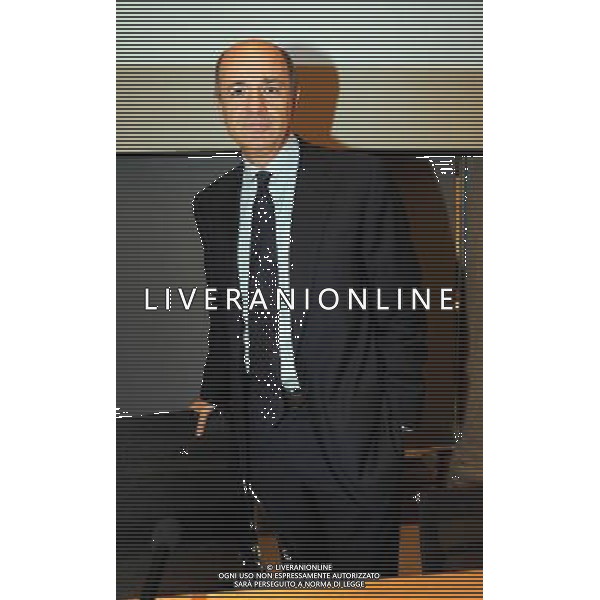 MILANO 7/7/2010 BANCA INTESA SANPAOLO P.zza BELGIOIOSO, 1 PRESENTAZIONE DEL NUOVO FILM DI PAOLO SORRENTINO :THE MUST BE THE PLACE\' NELLA FOTO CORRADO PASSERA FOTO ROMANO/AG ALDO LIVERANI