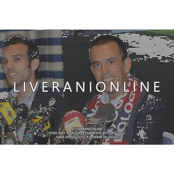 BOLOGNA 07/07/2010 CALCIO SPORT PRESENTAZIONE DEL NUOVO PRESIDENTE CALCIO BOLOGNA DI Sergio Porcedda NELLA FOTO Sergio Porcedda Andrea porcedda FOTO AG.ALDO LIVERANI SAS